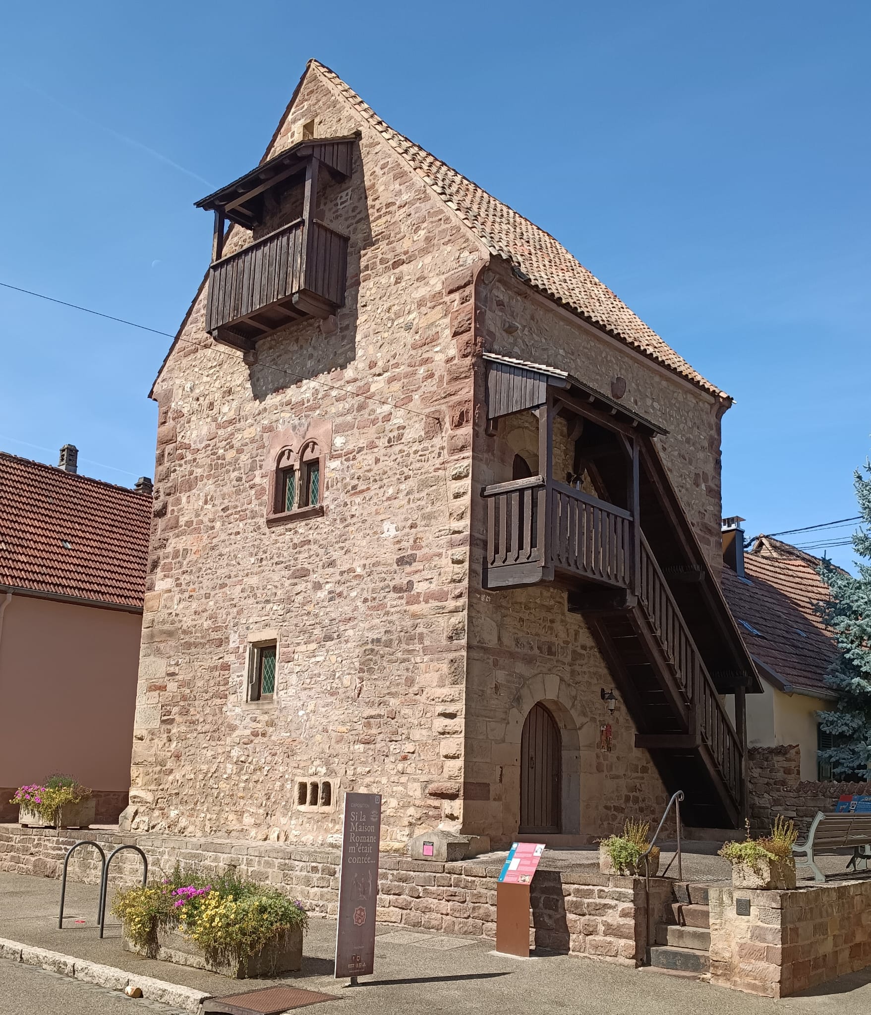 Die Maison Romane – ein einzigartiges mittelalterliches Haus, Rosheim im Elsass, © Thorsten Krings