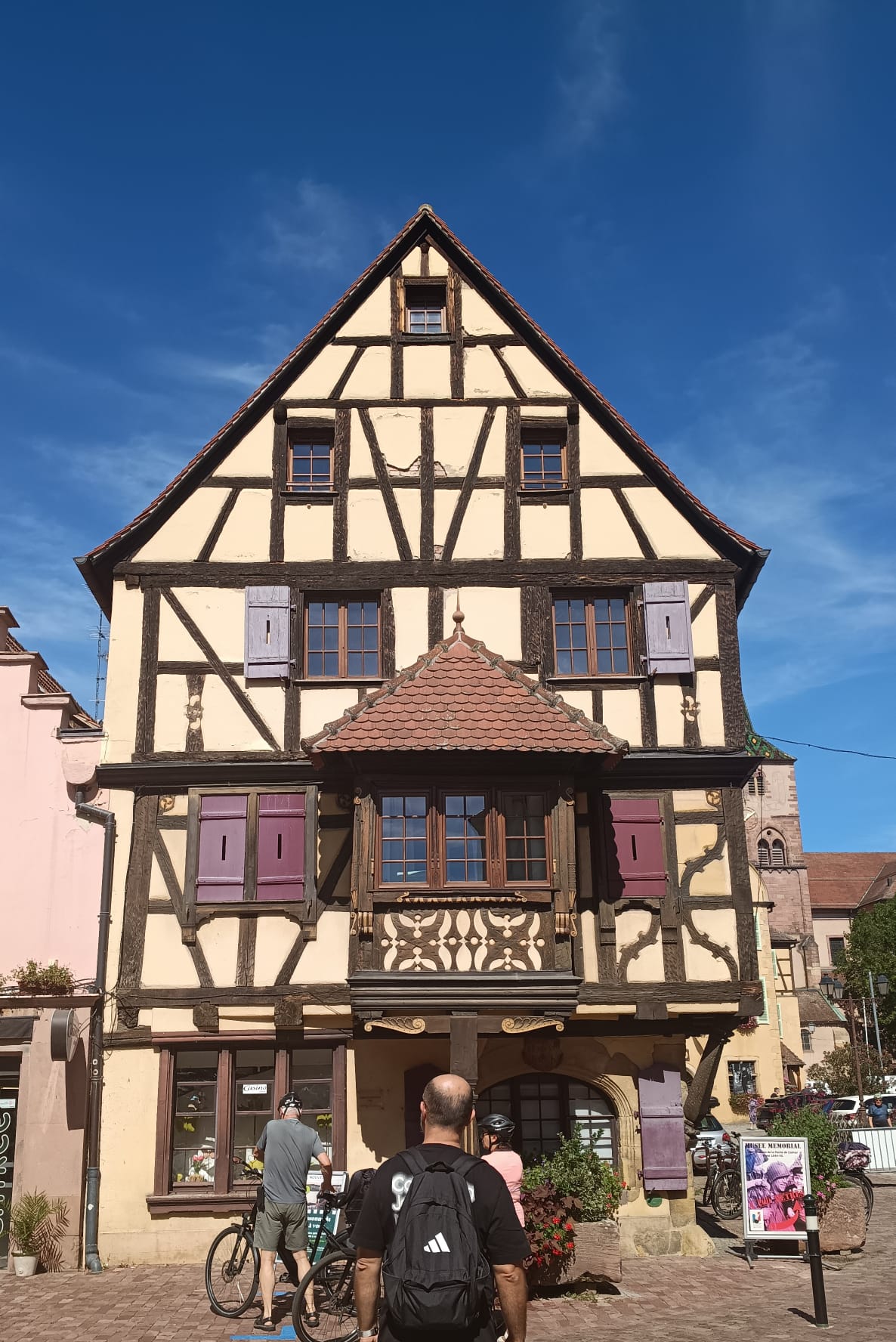 Turckheim im Elsass: Traditionelles Fachwerkhaus. Foto Thorsten Krings