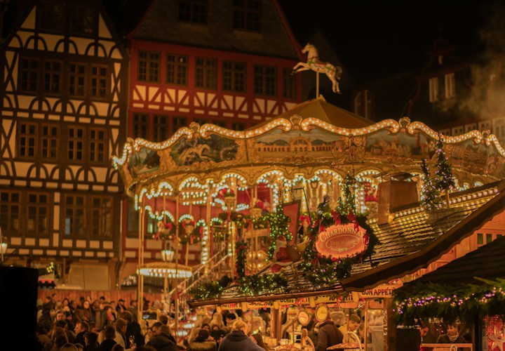 Weihnachtsmarkt als neutrales Symbolbild für den Nürnberger Lebkuchenmarkt