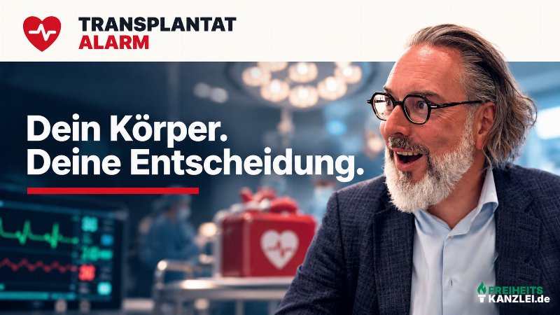 Motiv der Freiheitskanzlei zur Organspende-Debatte