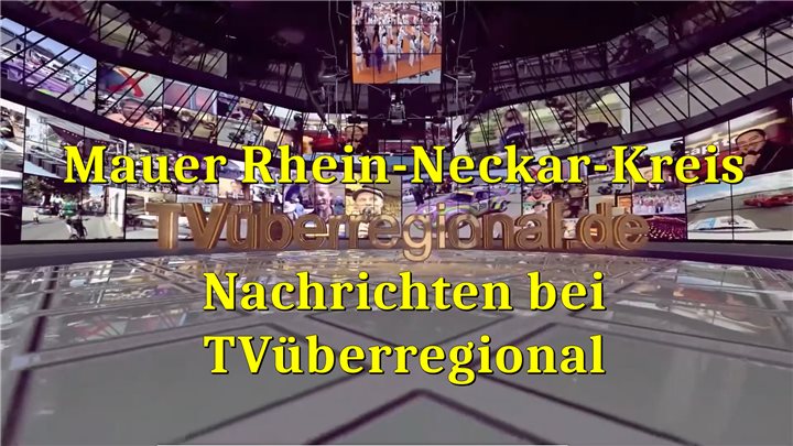 Mauer im Rhein-Neckar-Kreis – Nachrichtenbeitrag über eine Straßensperrung nach umgestürztem Lkw.