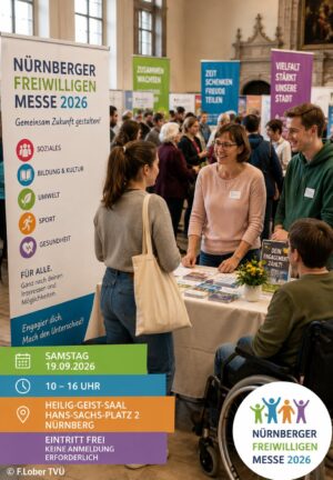 Nürnberg Freiwilligenmesse 2026 – Veranstaltungsplakat