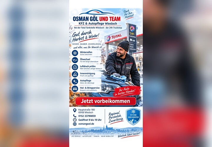 Osman Göl und Team in Wiesloch – Herbst- und Winterservice