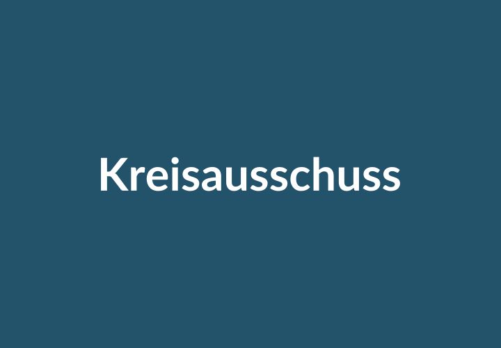 Neutrale Symbolgrafik zum Kreisausschuss, kein Foto der Sitzung